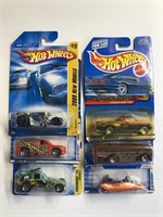 Hot Wheels Lot of 6 Cars NEW in Package