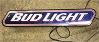 Bud Light beer sign