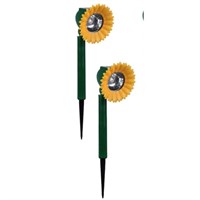 New Sunflower Garden Solar Stake Lights