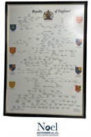 Royalty Of England Coat Of Arms Poster