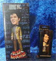 Lot of 2 Elvis Presley Head Knocker + dash wobbler