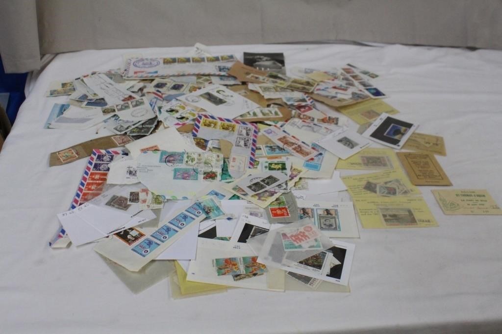 Assortment of world wide stamps including
