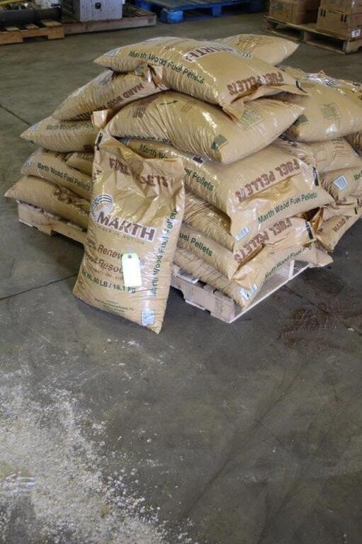 (31) Bags Of Marth Wood Stove Pellets