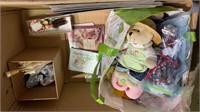 Box lot of baby items - 8 holographic matted