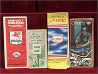 4 Old Road Maps