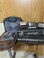 VINTAGE BRIEFCASES, TRAVEL ACCESSORIES, BAG OF