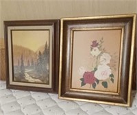 TWO R. JACOBS OIL PAINTINGS 20X16 FRAMES