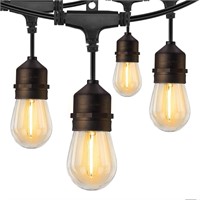 New $53 52FT LED String Lights w/Edison Bulbs