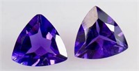 1.82 cts Natural Amethyst Pair