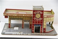 Vintage Happy Time Tin Service Station