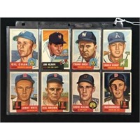 16 1953 Topps Baseball Cards