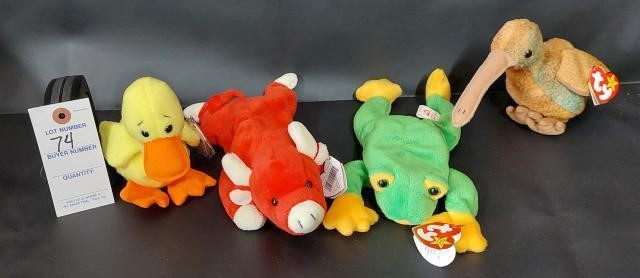 Set of Beanie Babies