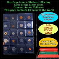 20 Great Coins of the World, hand selected, many t