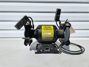 WorkForce 6'' Double End Bench Grinder With Lights