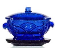 PRESSED LACY SMALL TOY COVERED TUREEN AND