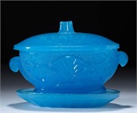 PRESSED LACY SMALL TOY COVERED TUREEN,