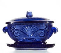PRESSED LACY SMALL TOY COVERED TUREEN AND