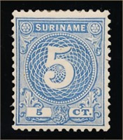 SURINAM #21 MINT FINE-VF HR