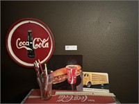 LOT OF COKE COLLECTIBLES AS SHOWN