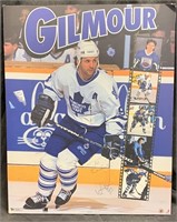 Autographed Doug Gilmour Poster on Board