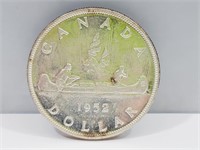 1952 Canadian Silver Dollar NWL EF
