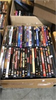 Box lot of 55 DVDs