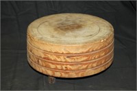 Awesome Old Wood Round Cuttting Block