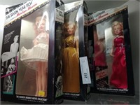 (3) Marilyn Monroe Dolls