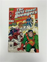 Autograph COA Wesr Coast Avengers #13 Comics