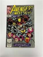 Autograph COA Wesr Coast Avengers #51 Comics