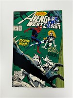 Autograph COA Wesr Coast Avengers #84 Comics