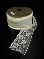 Roll of White lace