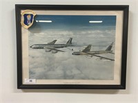 Framed Bomber Picture And Patch