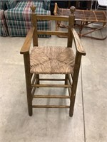 Rush bottom child’s chair