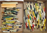 Lot of Advertising Pens & Pencils: Ag & Others