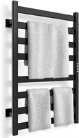 8Bar Towel Warmer Wall-Mounted - Black