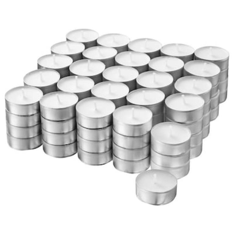 GLIMMA Unscented tealights 2 Sets x 100 per set