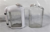 Glass Jugs 8.5" (2x) Anchor Hocking