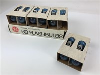 15 1960s GE Blue Flashbulbs