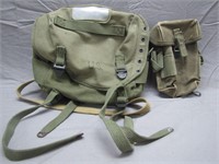 Vintage Lot Of US Military Bags 60s old school