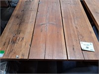 12' x 3' Wood Table & Benches