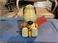 Vintage snoopy, and Woodstock toy