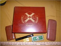Wood Cigar Humidor - Cigar Cases - Accessories