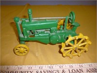 Cast Iron John Deere Tractor Model