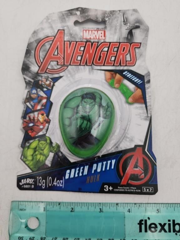 NEW Marvel Avengers Hulk Green Putty