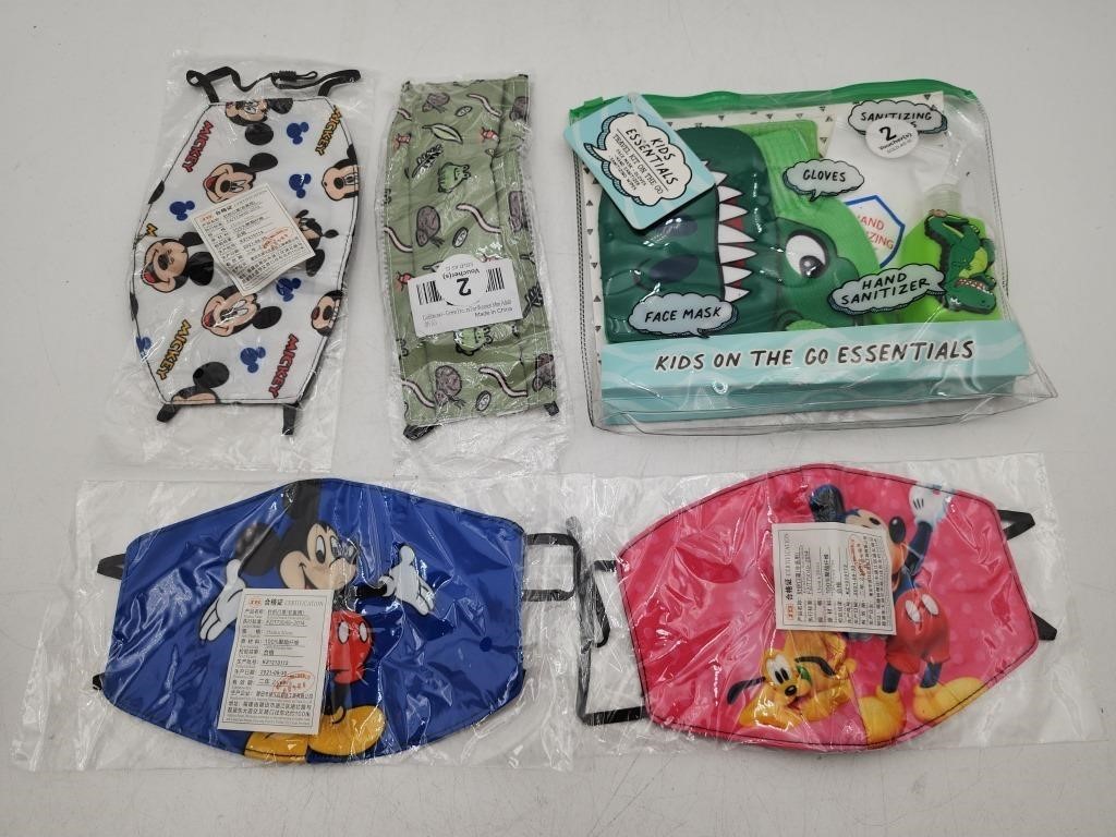 NEW Mixed Lot of Kids Face Masks