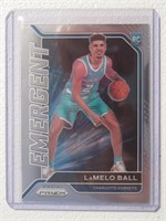 2020-21 PANINI PRIZM LAMELO BALL RC EMERGENT