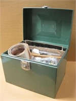 Metal File Box With All Contents