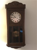 Antique Oak Cased Wall Clock