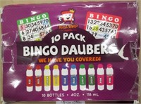 10 Pack Bingo Dabbers ~ B-I-N-G-O!
